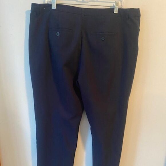 CJ Banks Navy Blue crop pants, size 18W - Picture 2 of 5